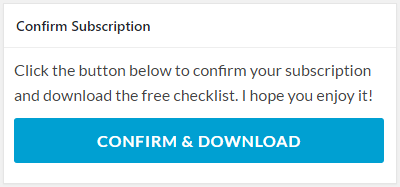 Email containing a link to the content upgrade