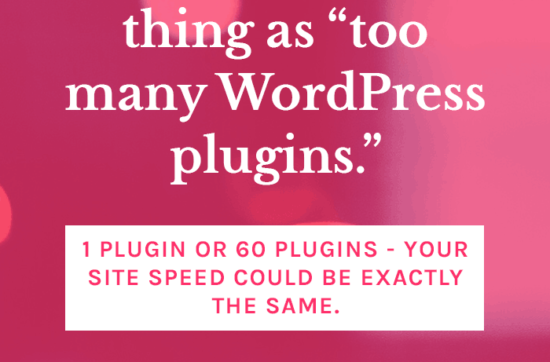 It Doesn’t Matter How Many Plugins You Have